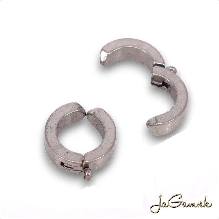 Klipsové zapínanie 16mm chirurgická oceľ, 2ks (CH1700)